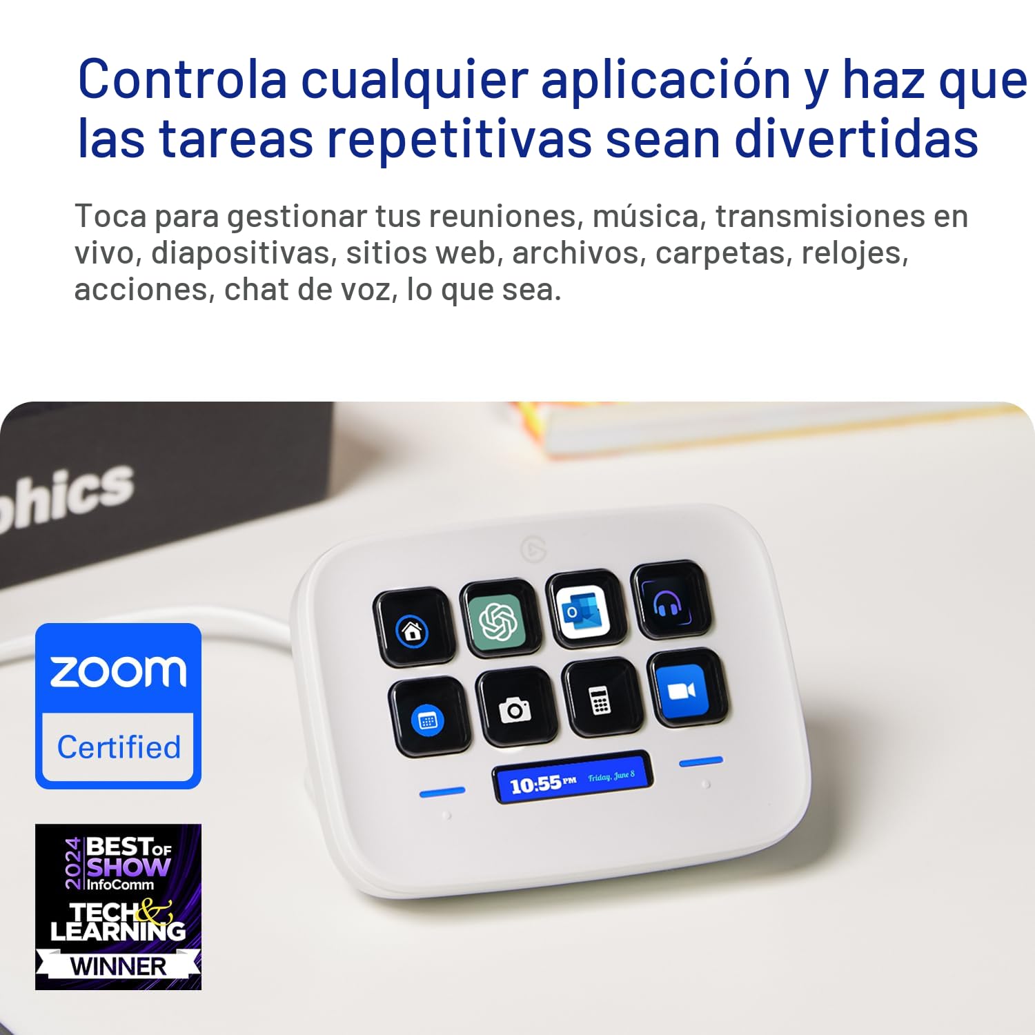 その他 Elgato Stream Deck Neo Amazon.com: Elgato Stream Deck Neo – 8 teclas personalizables, 2