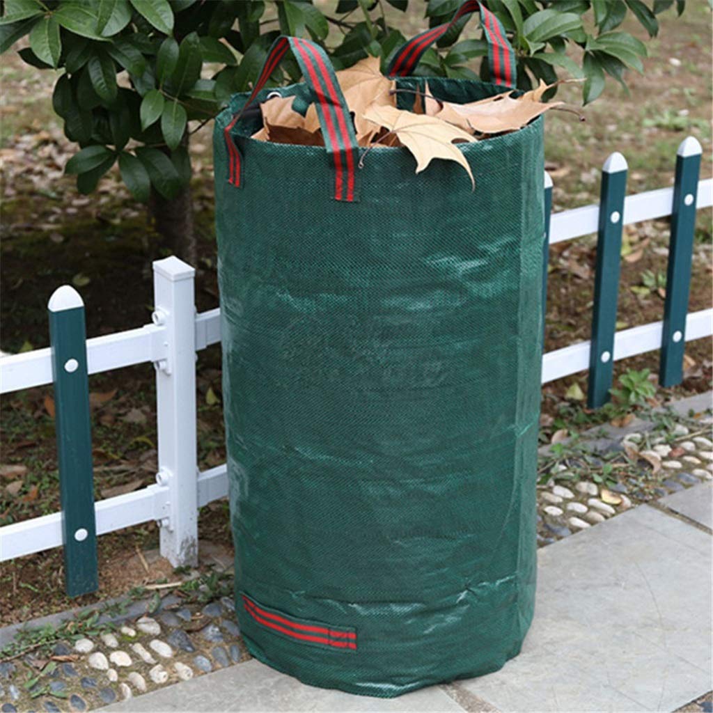 2 Sacconi Riutilizzabili Per Giardino - 106 Galloni, Raccogli Foglie E Rifiuti, Prato