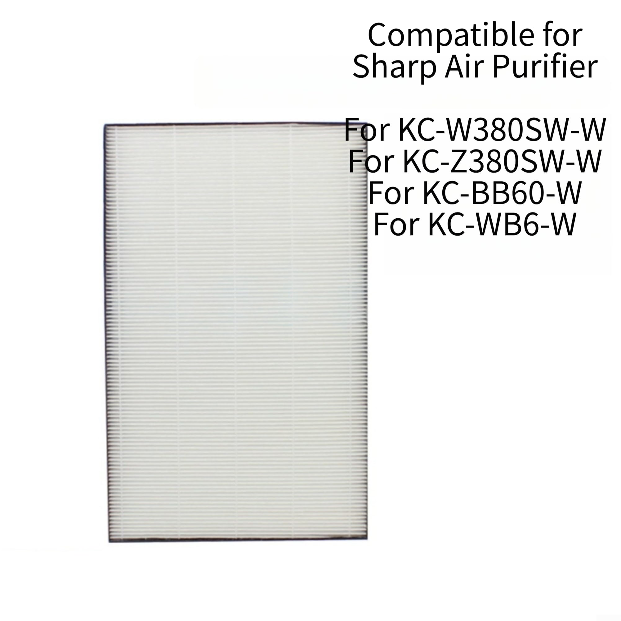Filtro activado del polvo del reemplazo del filtro de Hepa del purificador | Eliminación compatible con Kc-w280 blanco Kc-200 Kc-w380sw y carbono formaldehído