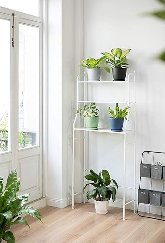 Miniatura 8 de Mkono Macetas de plástico de 7.5 pulgadas para plantas con platillos, juego de 5 macetas de plástico para interiores, maceta moderna con orificio de