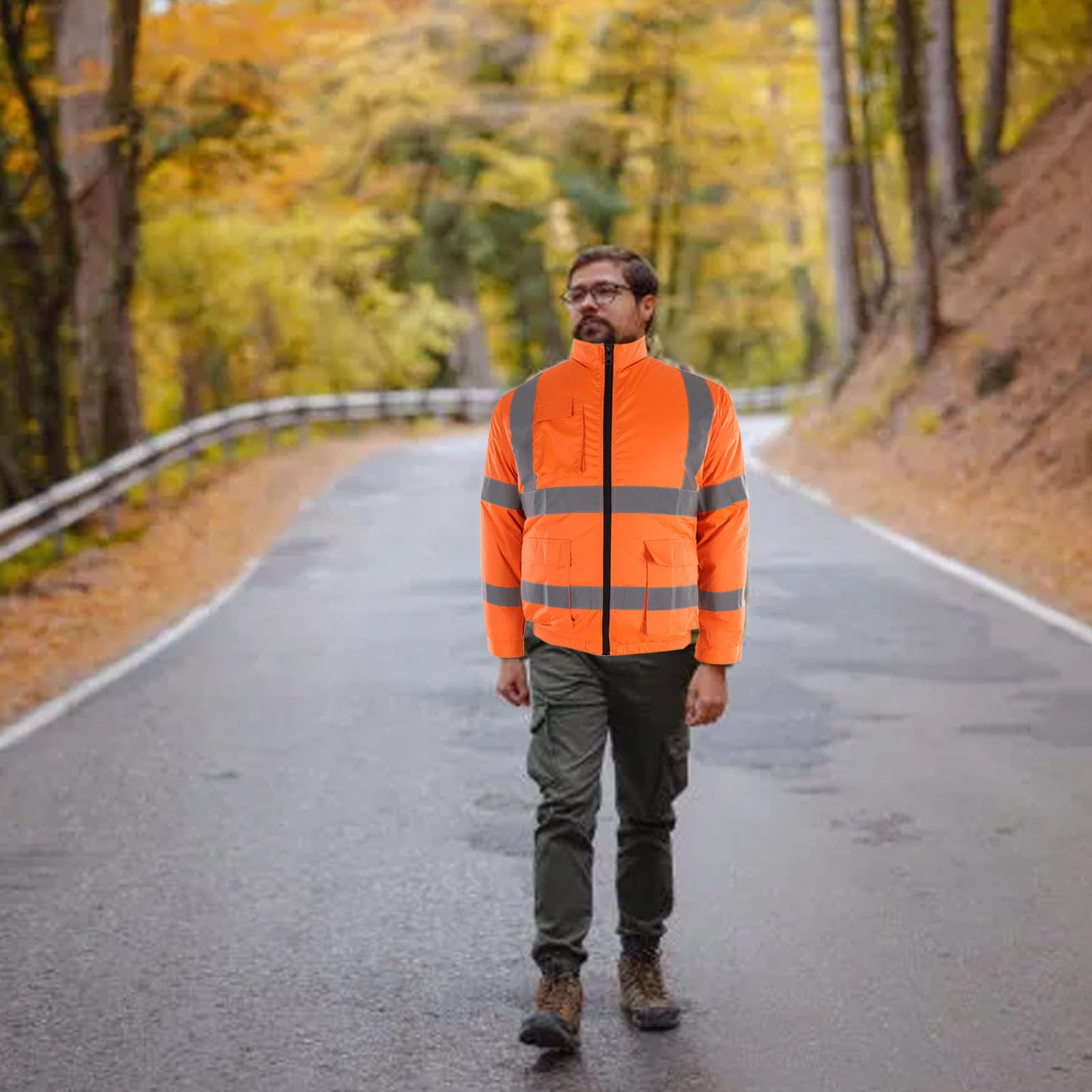 Keenso Cappotto Riflettente Senza Fili, Funzione di Raffreddamento, Protezione Solare, Abbigliamento da Lavoro, Maniche Lunghe, Ventaglio Bianco per Chef di, Guide Turistiche, Magazzinieri