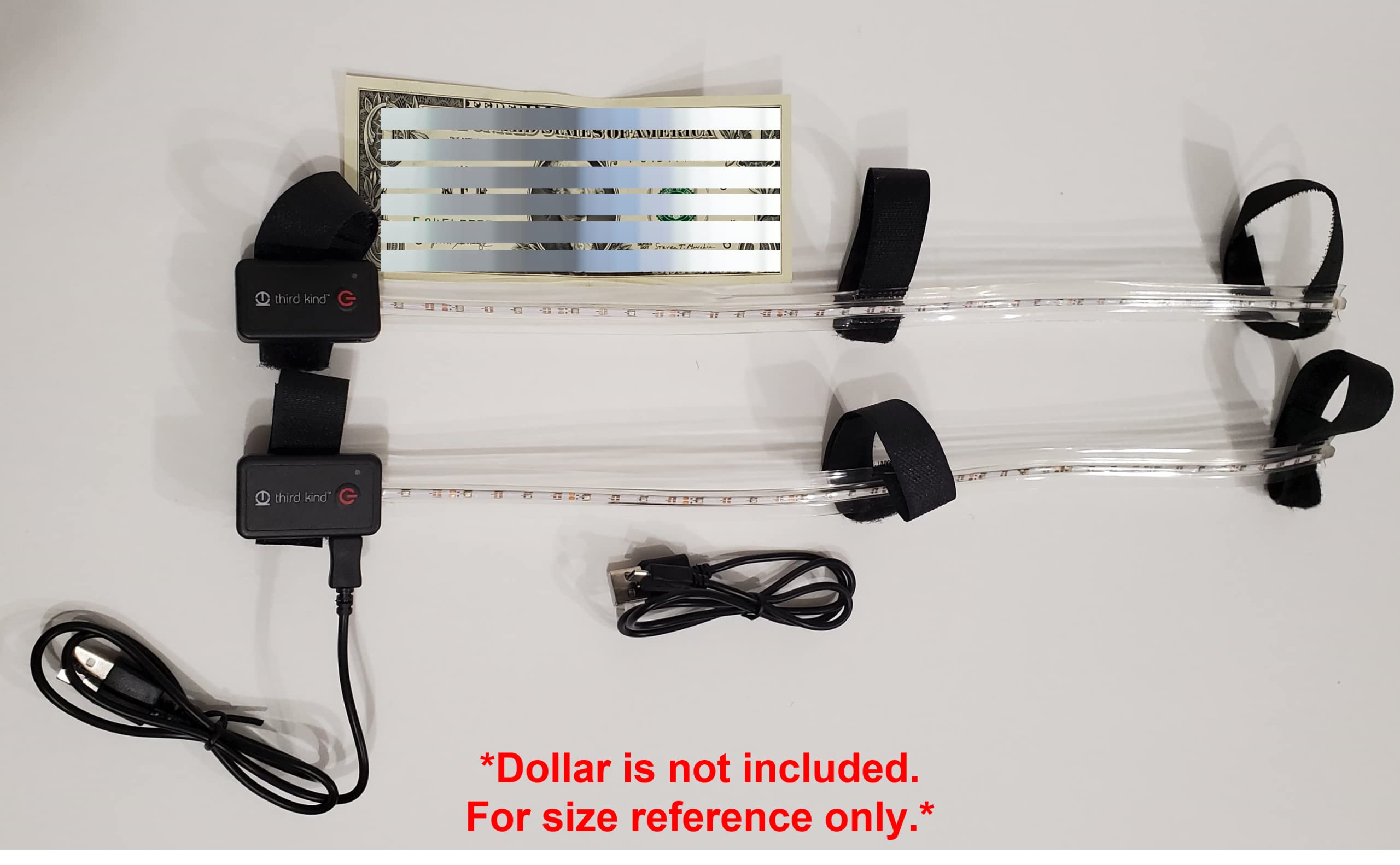 Luci per passeggino Luce bici LED ricaricabile con cinghie