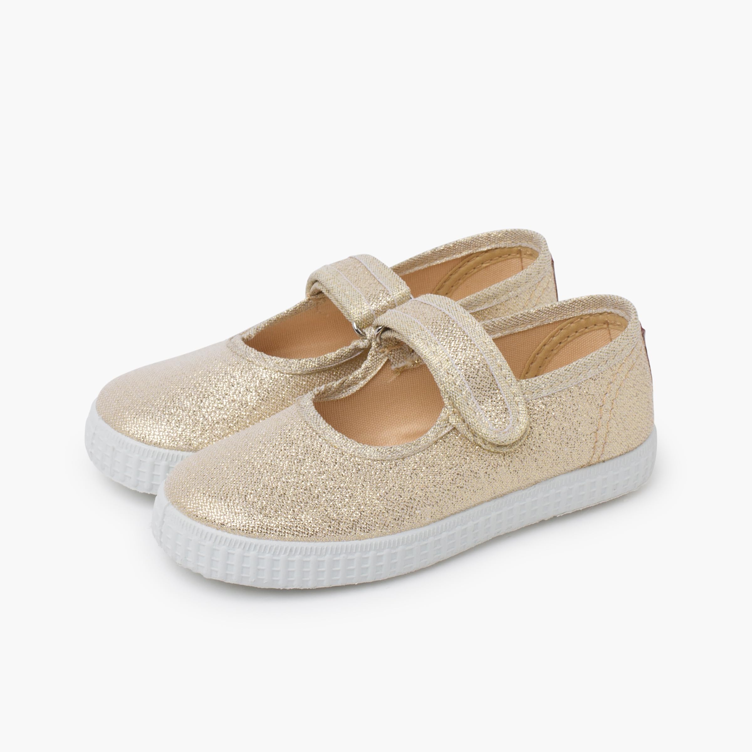 Pisamonas Ballerine con Cinturino Glitter Chiusura A Strappo
