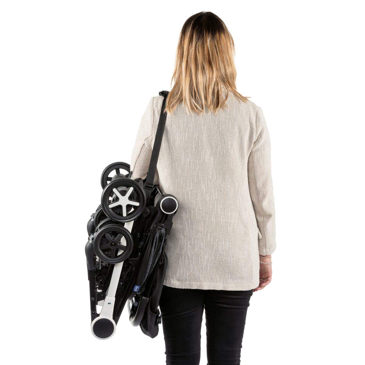 Chicco Miinimo 3 - Silla de paseo ultra compacta y ligera, solo 6 kg, color negro (Jet Black)