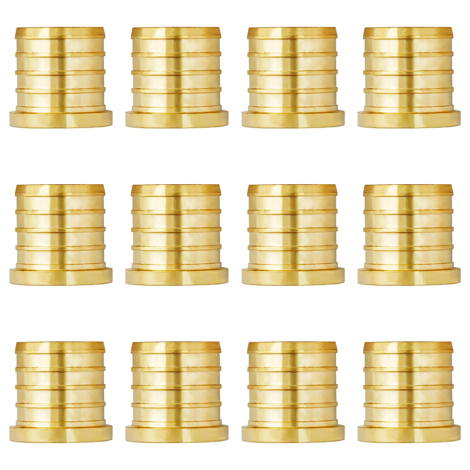 SUNGATOR 12-Pack 1 Inch PEX Plug End Cap Fittings
