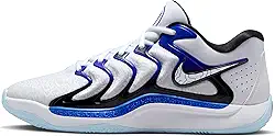 Tênis de basquete KD17 (FJ9487-100, branco/preto/Game Royal/Branco)