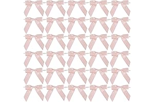 AIMUDI Small Rose Gold Bows for Christmas Tree