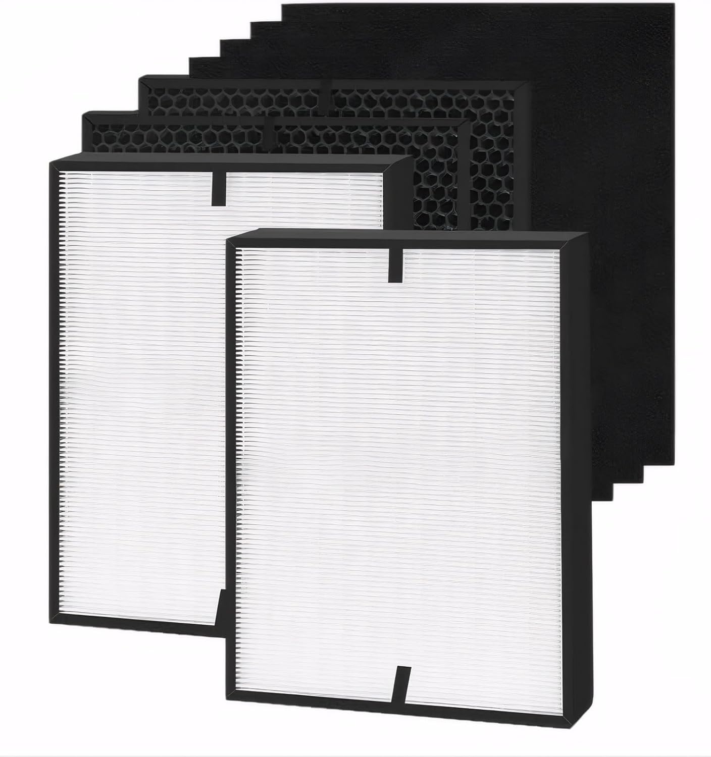 Air Purifier AD3000 Filter Replacements, Combo Pack Includes: 2 Filter & 2 Carbon Filter & 4 Pre-Filters, Fit for AIRDOCTOR
