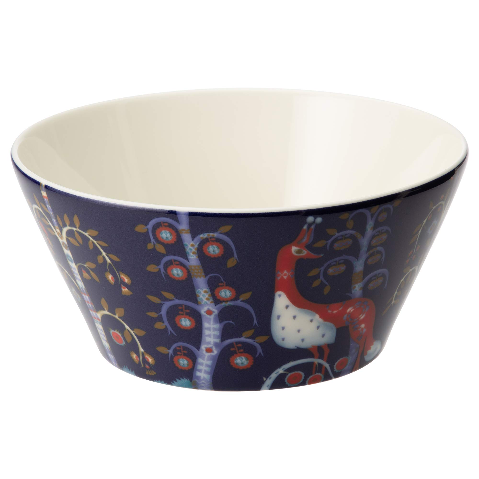 Taika Bowl, Porcelain, Blue, 3