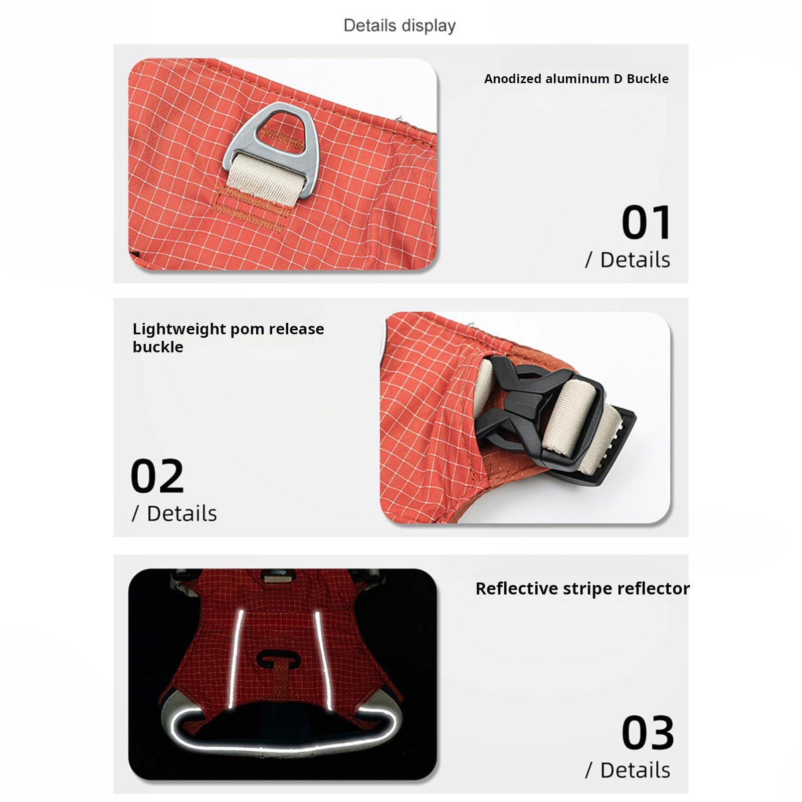 Imbracature sicure per cuccioli Imbracature per gilet leggere Imbracature per cani da slitta impermeabilizzate Gilet per cani da slitta impermeabilizzato sicurezza