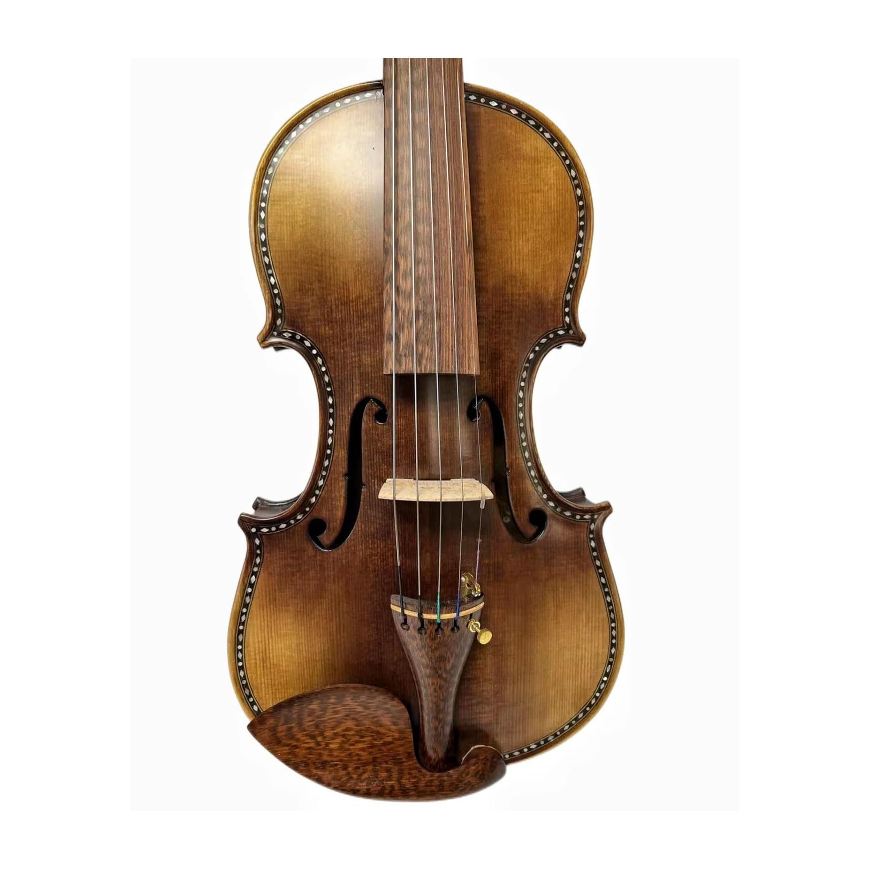 Violín 4/4 De 5 Cuerdas Con Mástil De Arce Y Tablero Flameado Instrumento De Interpretación Instrumento De Violín(3/4)