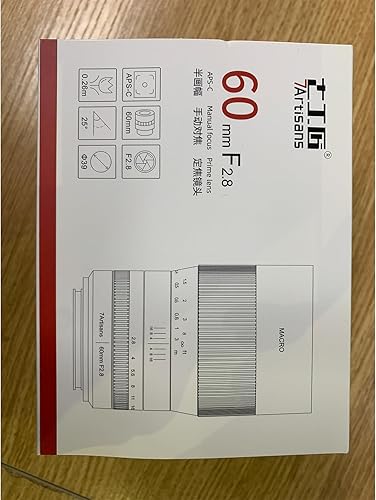 Miniatura 13 de 7artisans 2.362 in F2.8 Macro APS-C Lente Fija Gran Angular Para Cámaras Sony Emount Como EX-3 NEX-3N NEX-3R NEX-C3 NEX-F3K NEX-5 NEX-5N - Negro