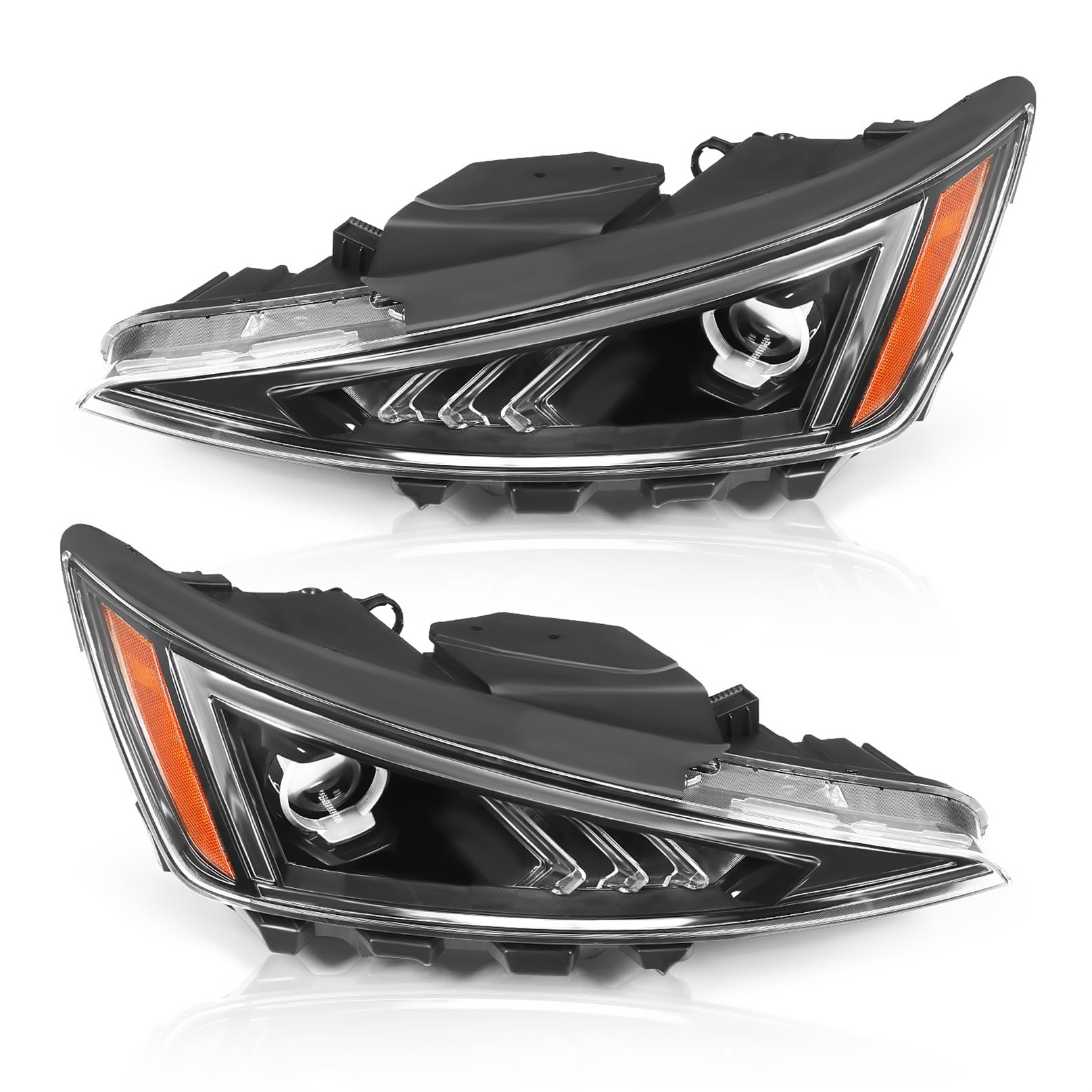 Yellulu Halogen Headlights Assembly 