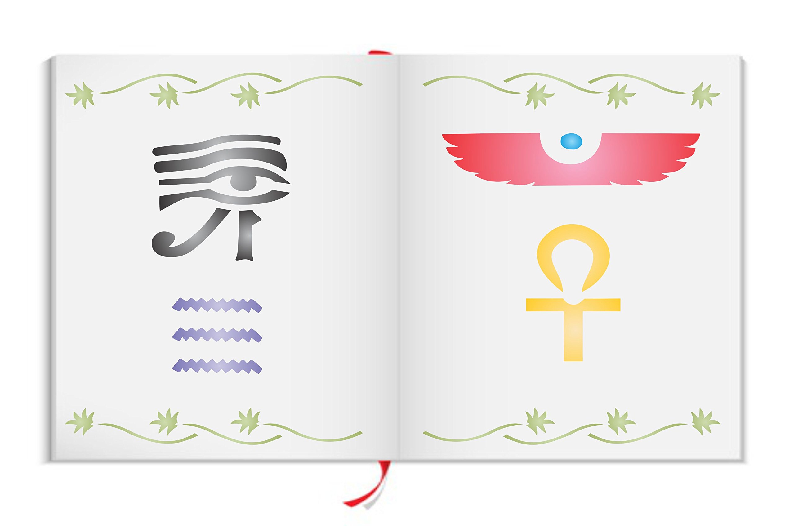 Buy Egyptian Stencil 8 x 10cm (S) Reusable Ancient Egypt