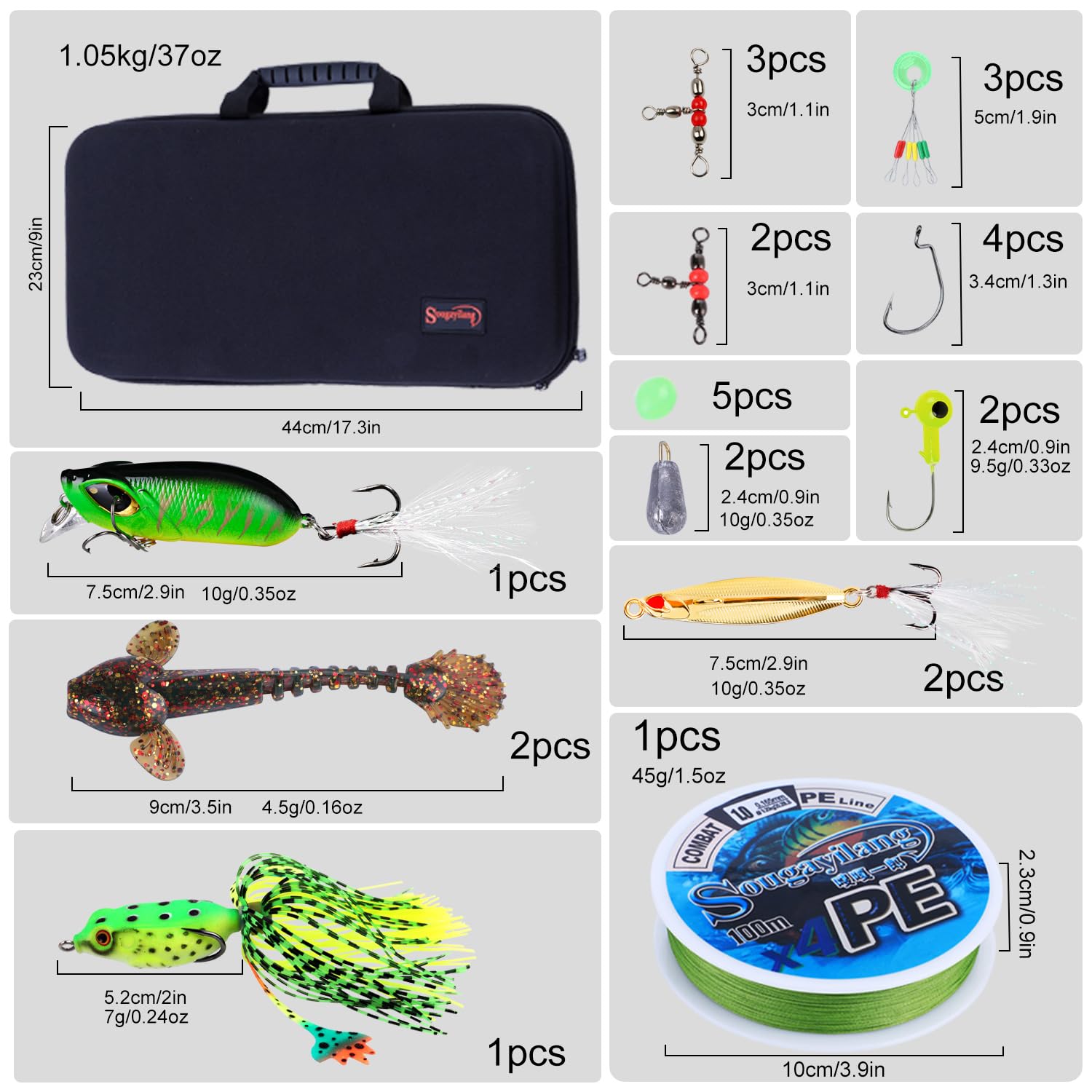 Sougayilang Canna da pesca e mulinello, canna telescopica ad alto tenore di carbonio, mulinello leggero da spinning con lenza da pesca portatile, kit da viaggio adatto per donne