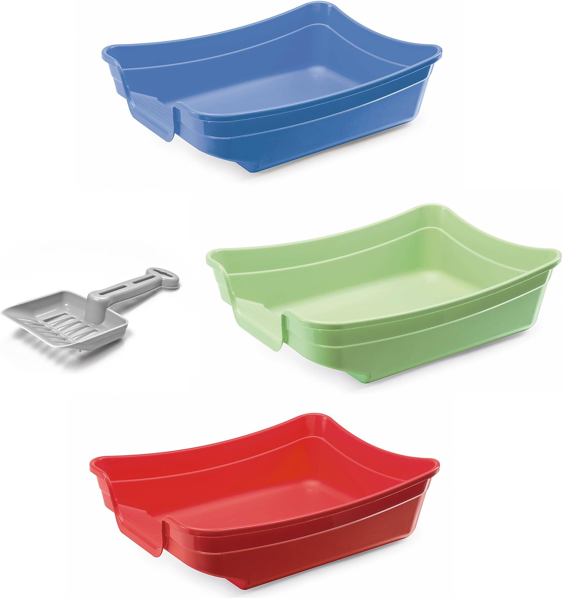 Rabbit Litter Tray with Scoop (Red)