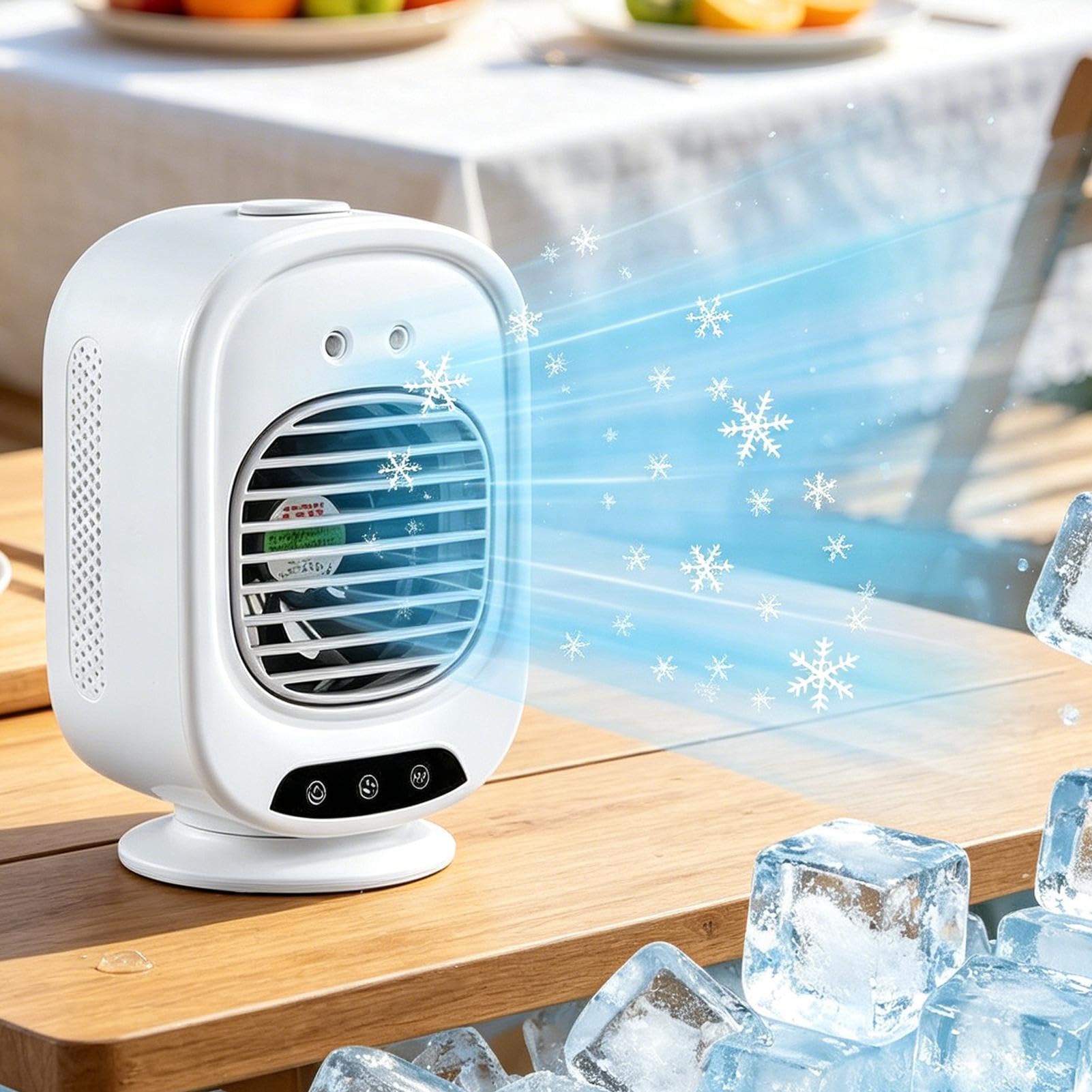 Przenośny klimatyzator wentylator 280 ml zbiornik na wodę niski poziom | Mały przenośny klimatyzator Do Użytku W Kuchni Sypialni Samochodu Akademika Biura Podróży