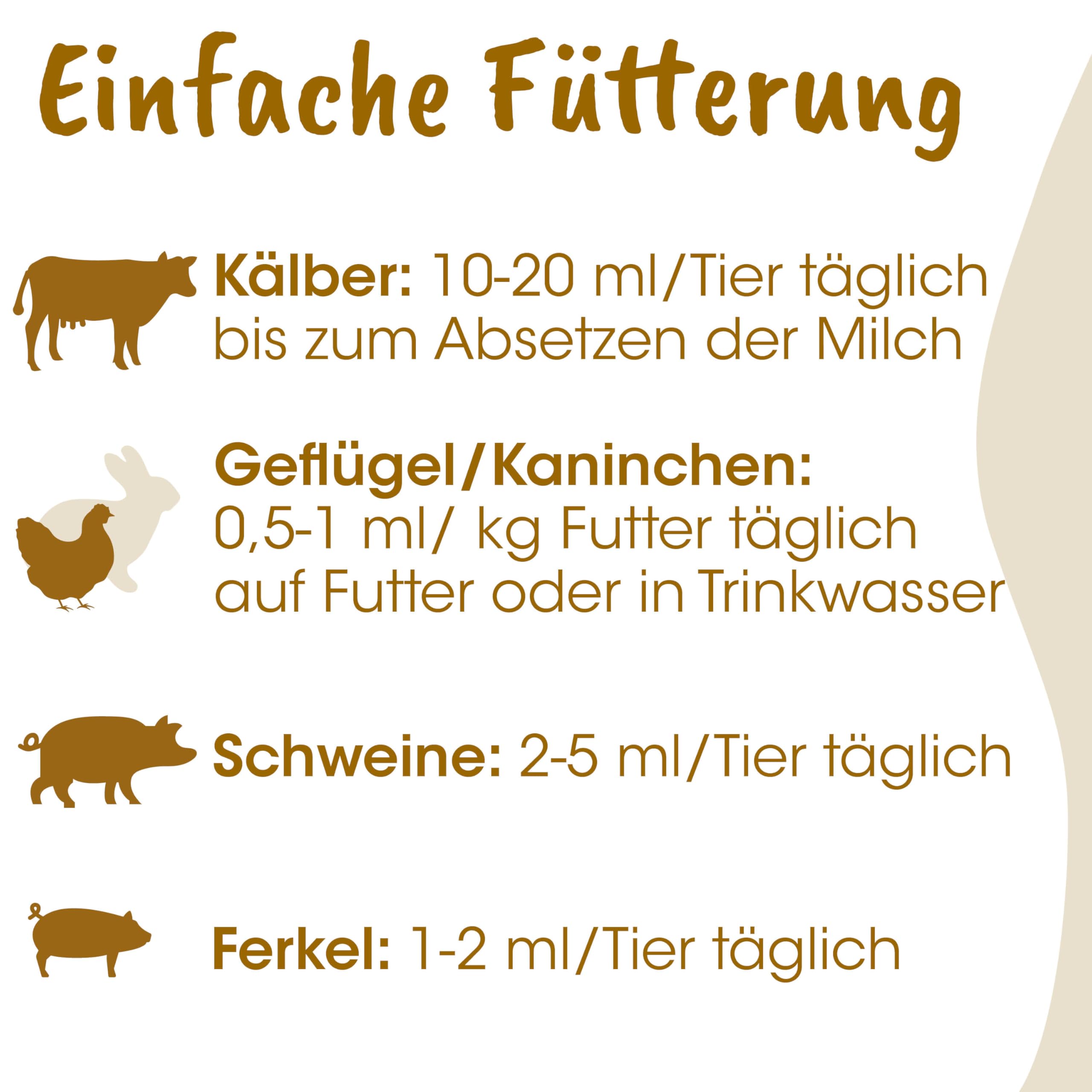Privet DarmFlora 2,5l für Wiederkäuer, Esel, Schweine, Geflügel, Kaninchen
