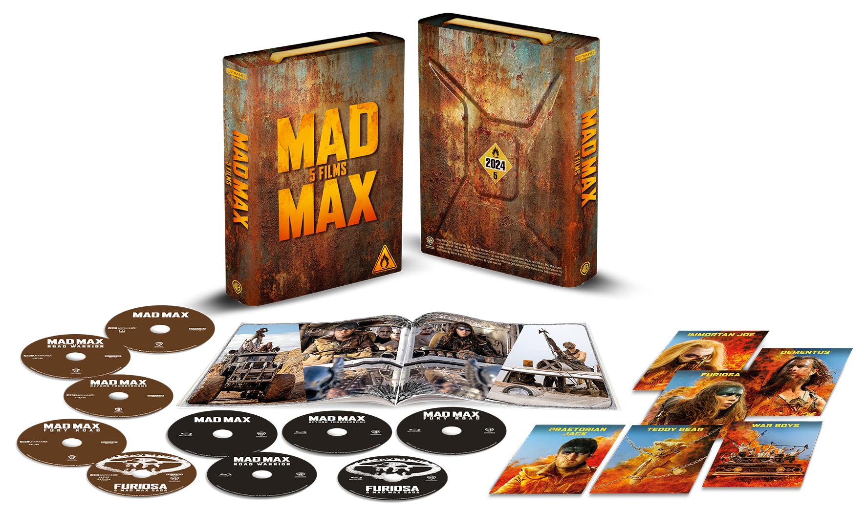 Mad Max - Coffret 5 Films [4K Ultra HD + Blu-Ray]