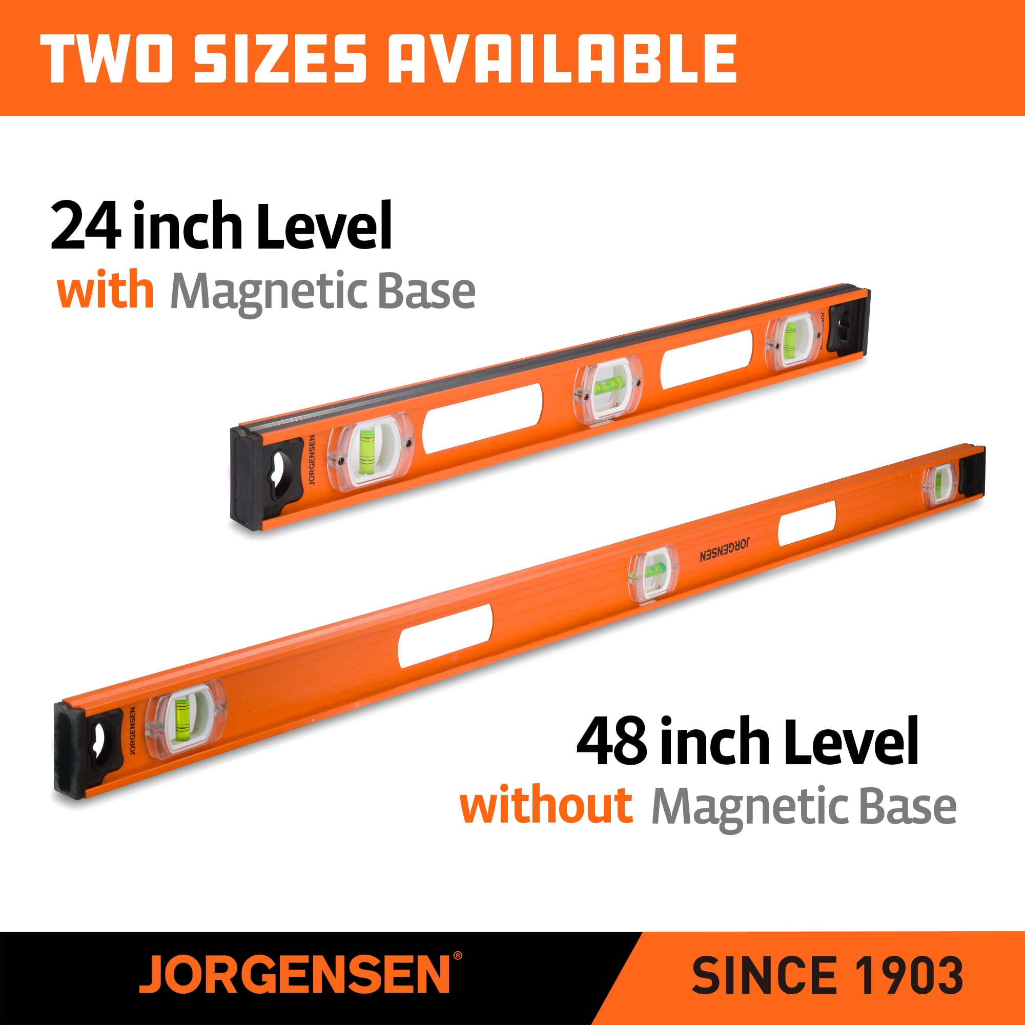 Jorgensen 24" Magnetic I-Beam Level - FREE SHIPPING -7