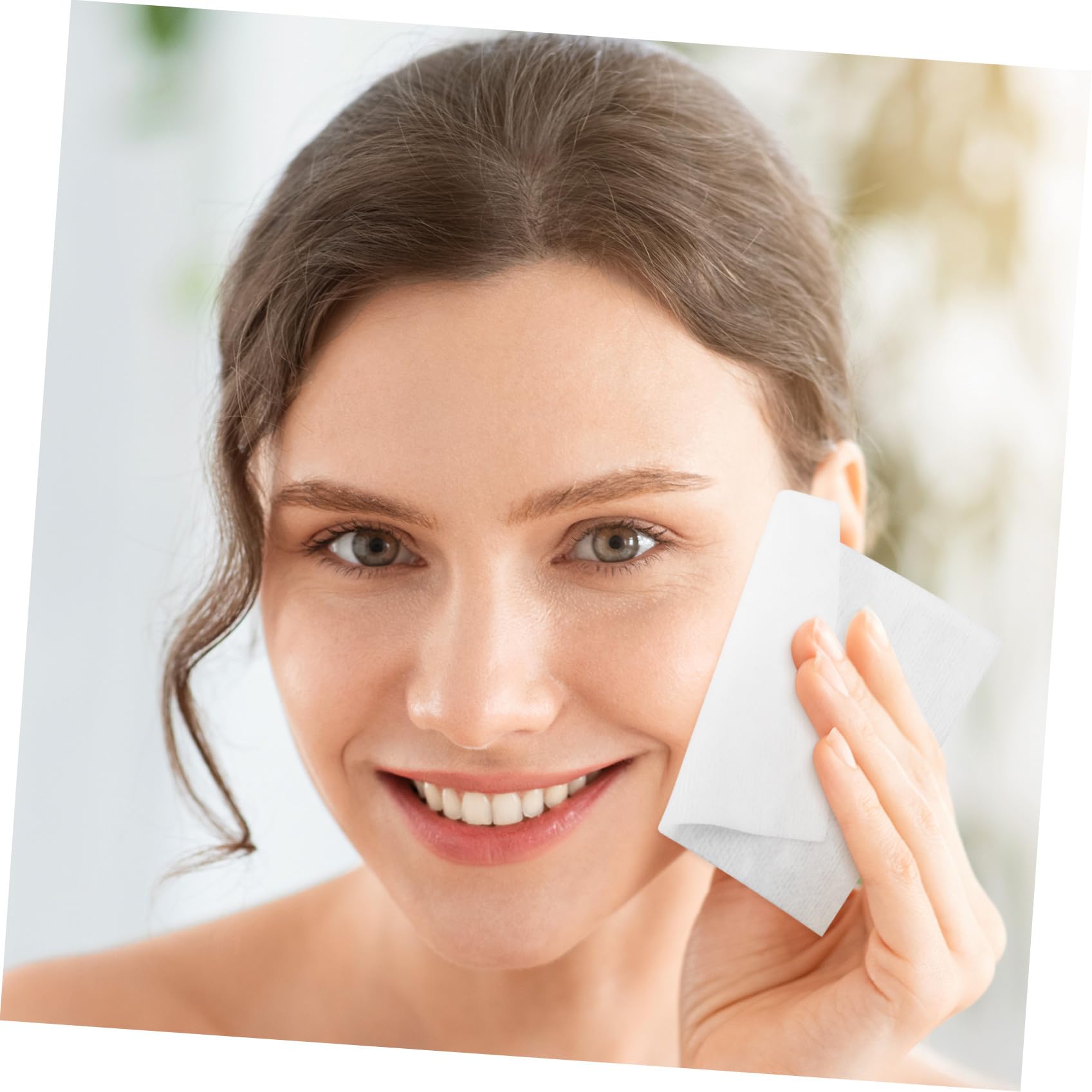 CALLARON Einweg Make Up Entferner Pads Tiefenreinigung aus Vliesstoff 400 Stück und Sanfte Anwendung für Gesichtsreinigung Empfindlicher Haut