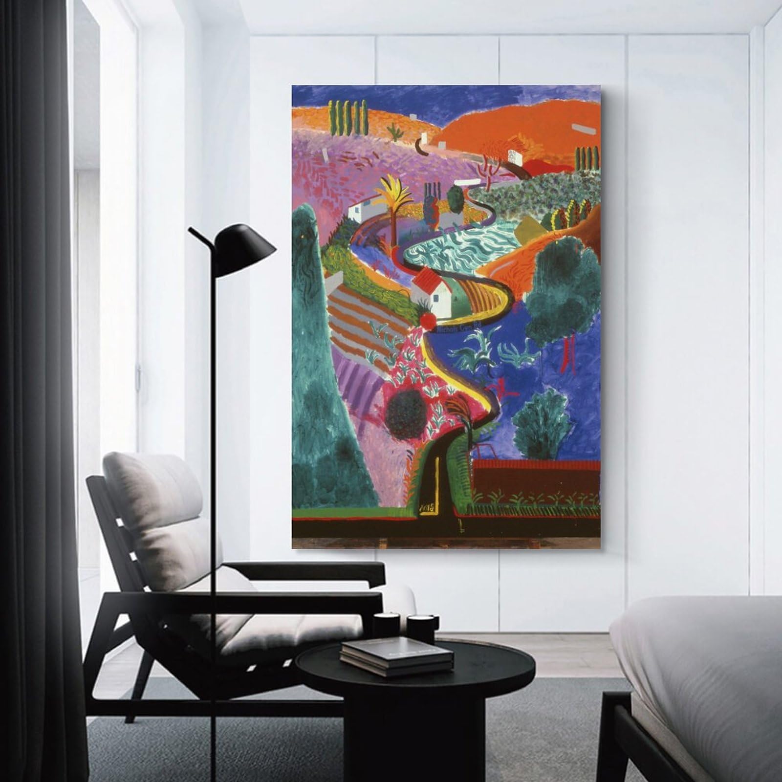 アートポスター デヴィッド・ホックニー エキシビジョンポスター ORIGINAL 1988 DAVID HOCKNEY EXHIBITION POSTER | eBay