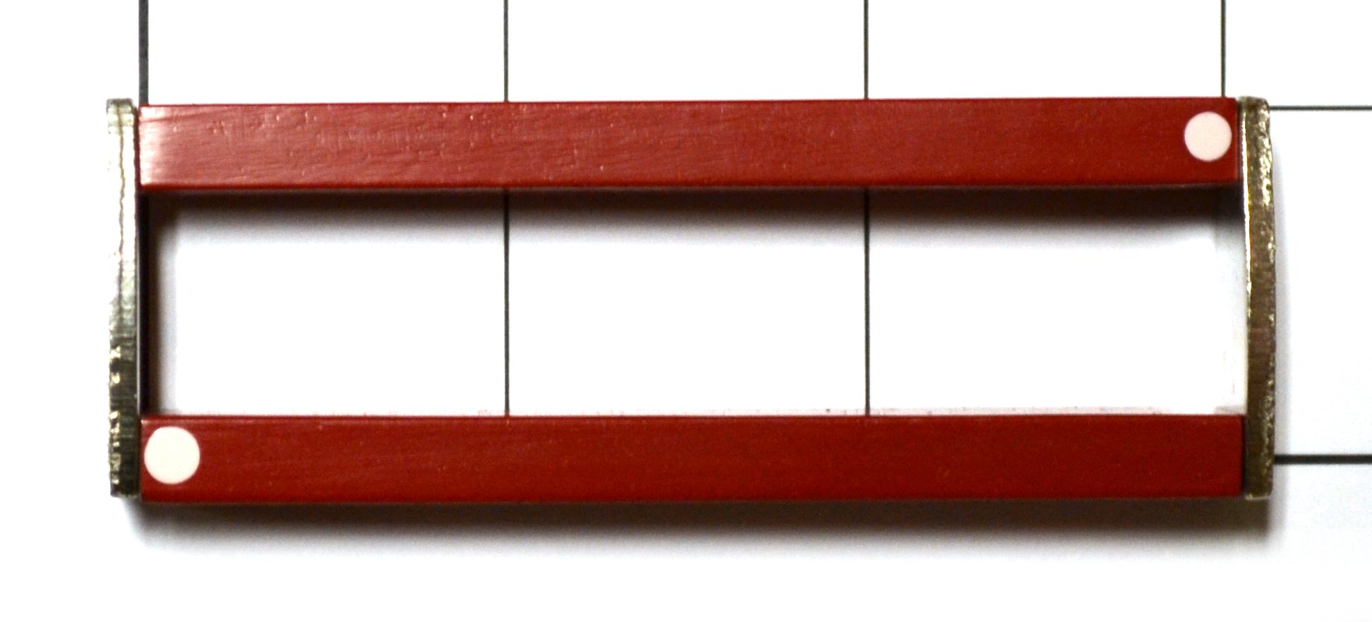 Eisco Labs Bar Magnets (Set of 2), Alnico, 3" Length