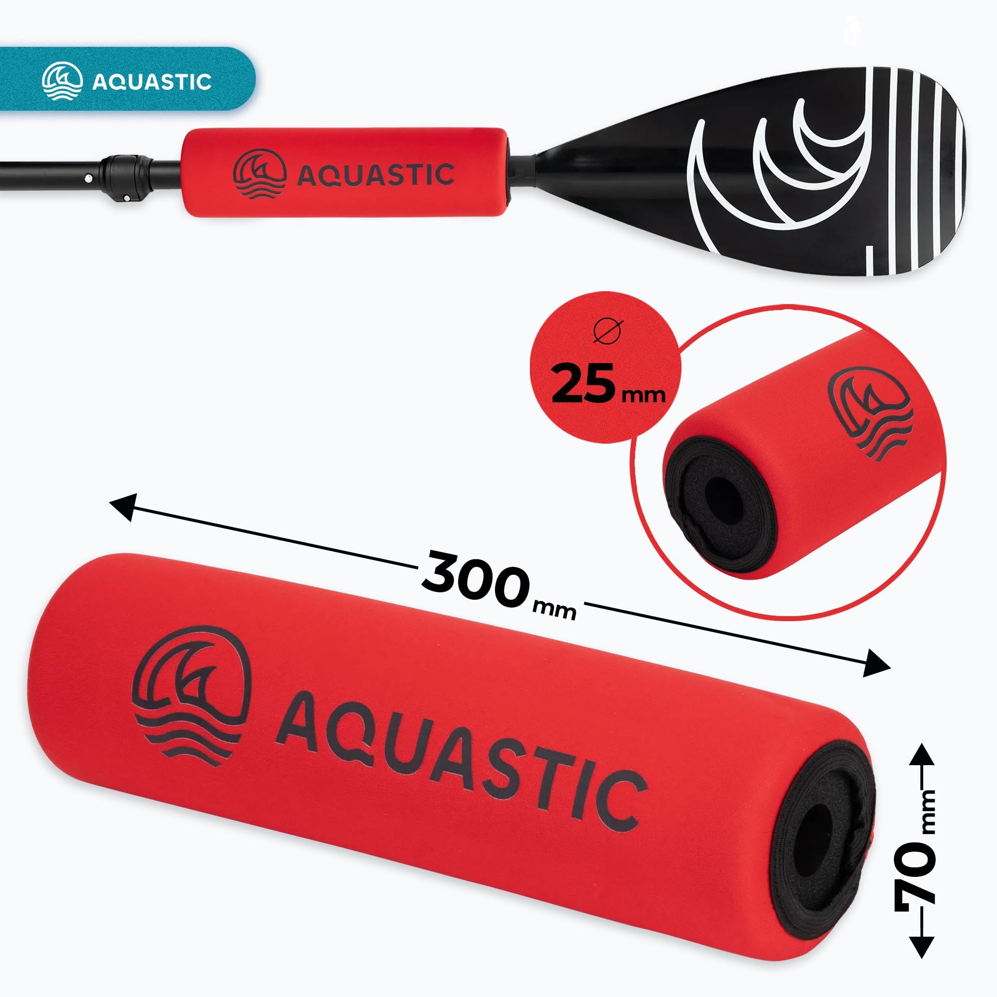 SUP AQUASTIC boja wiosłowa to funkcjonalne i niezawodne akcesorium, które zwiększa bezpieczeństwo podczas pływania. Dzięki trwałym materiałom, odpornościom na działanie (czerwony)