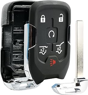 Case Shell Smart Key Fob Keyless Entry Remote fits 2014 2015 2016 2017 Chevy Tahoe Suburban / GMC Yukon (HYQ1AA)