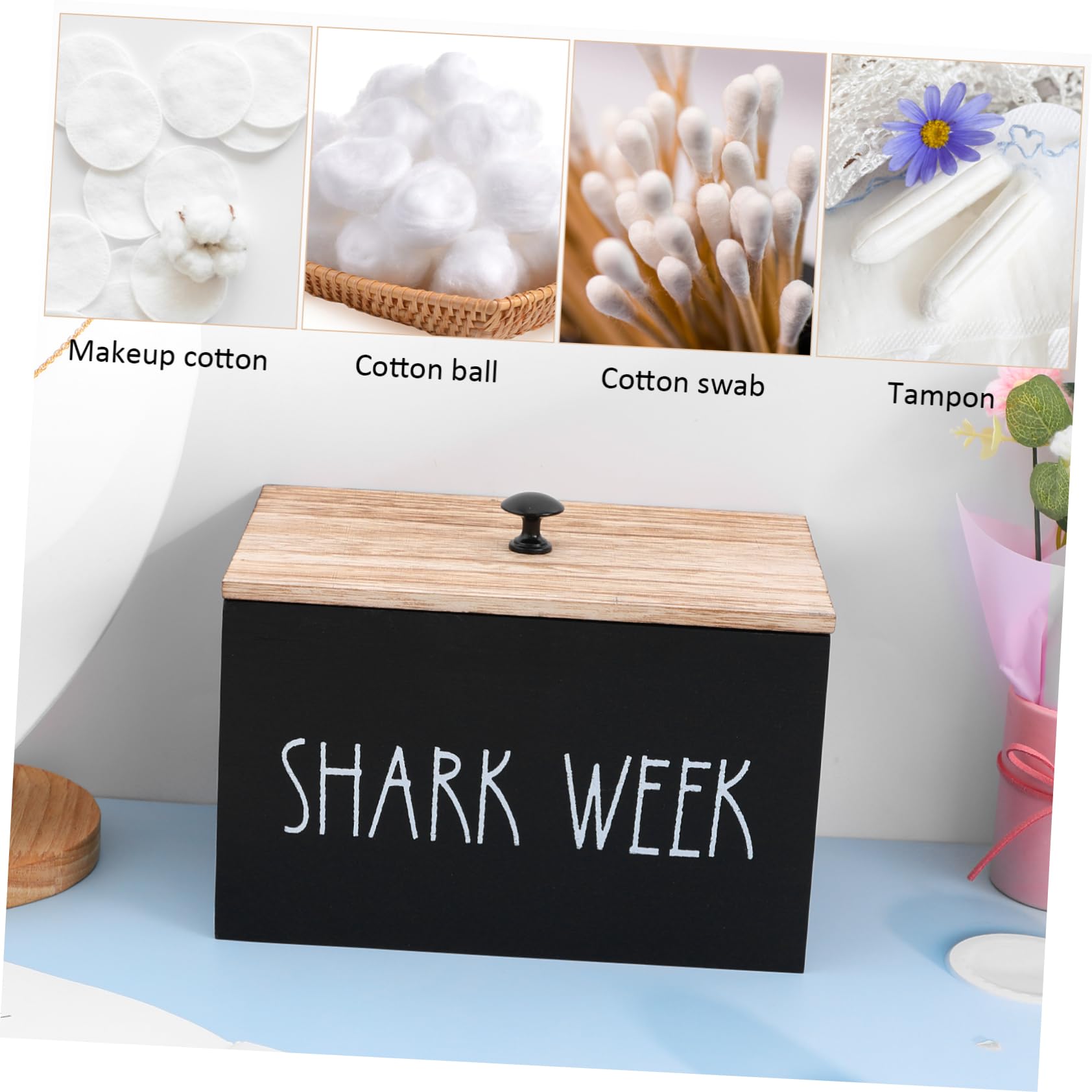 ULTECHNOVO 2 Teilige Aufbewahrungsbox Für Damenbinden Pad Aufbewahrung Für Das Badezimmer Damentampon Organizer Für Das Badezimmer Tampon Und Pad Halter Für Das Organizer