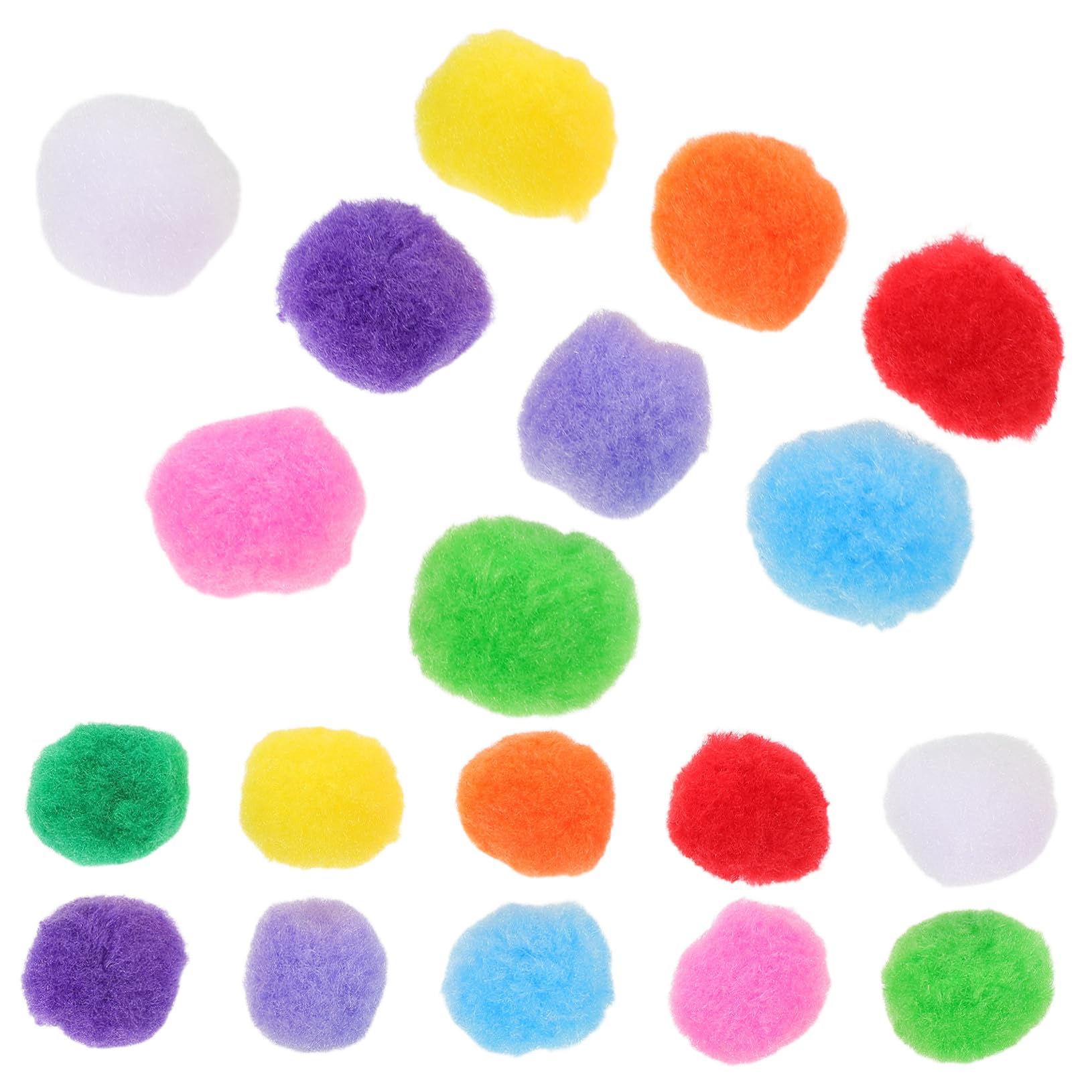 Pompons de Pom-pom Girl en Peluche, Lot de 1000 Pièces 3 Cm