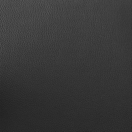 Miniatura 6 de Armen Living LCDAOFCHBL Daphne Silla de oficina de piel sintética negra con acabado cromado