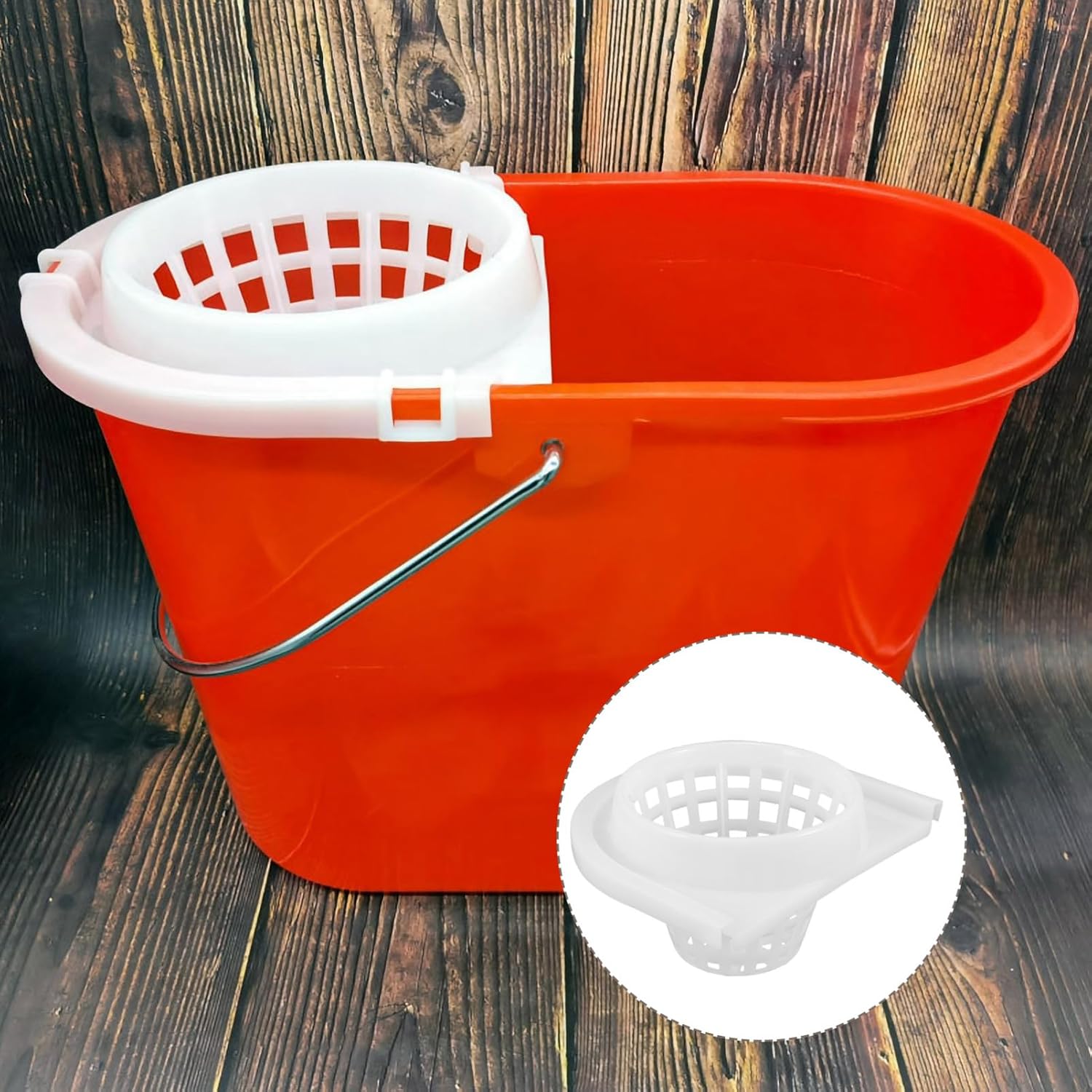 Plastic Mopping Bucket Squeeze Folding Mop Bucket Drainage Basket Basket for Floor Cleaning