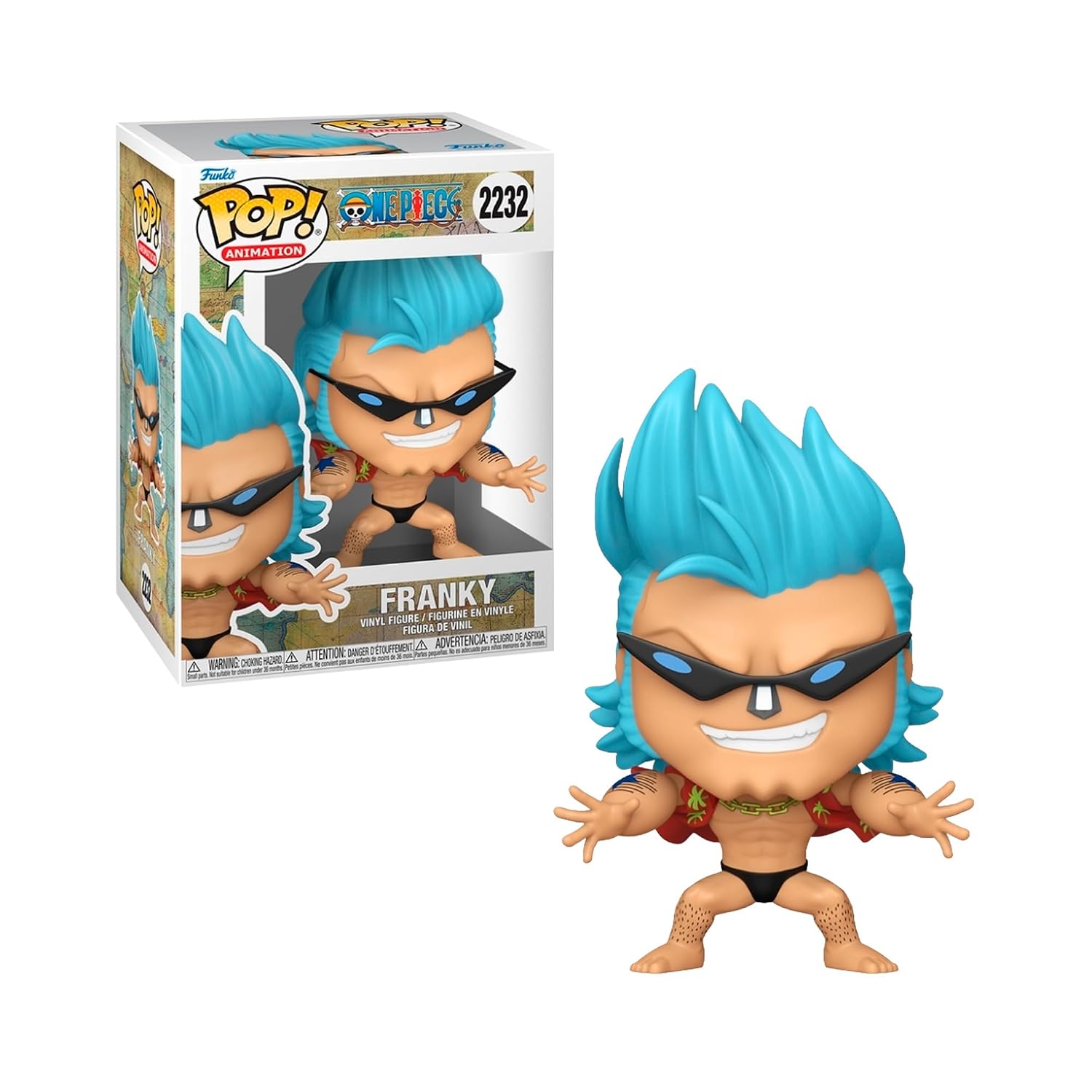 Candide, Boneco, Funko POP! Franky, One Piece - 12 cm