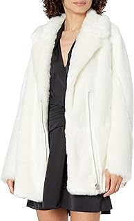 guess dessie faux fur jacket