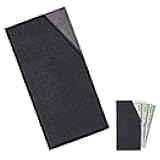 2Pcs Cash Wallet Leather Bill and Money Slim Holder Envelope for Men and Women Reusable Dollar and Paper Storage Stylish PU Envelope for Travel Budgeting and Daily Use Black