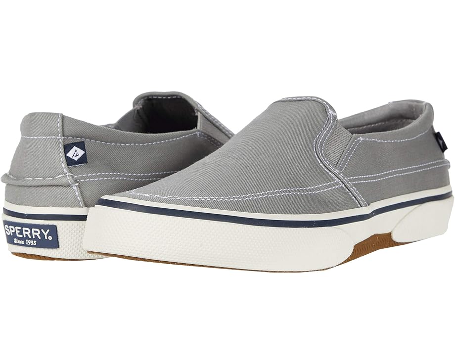 sperry canvas slip on
