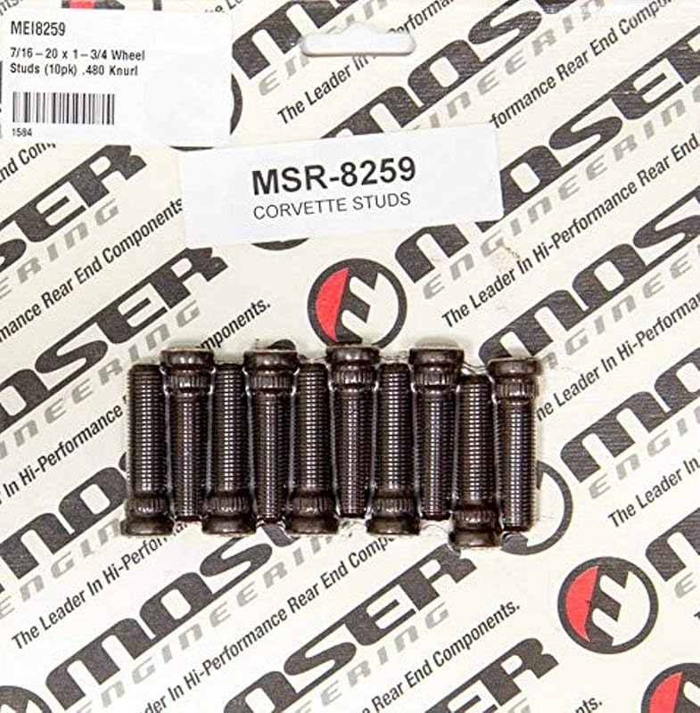 Kit de parafusos T-Bolt Moser Engineering 838TK 3/8" para extremidade da carcaça – 1 unidade