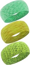 Headband, Headband, 3.3 inches (8.5 cm), Sports Bandana, Hair Turban, Sweat Absorbent, Quick Drying, Stretchy, Breathable, Sweatproof, Hair Clip, Facial Washing, Unisex, Set of 4 Colors
