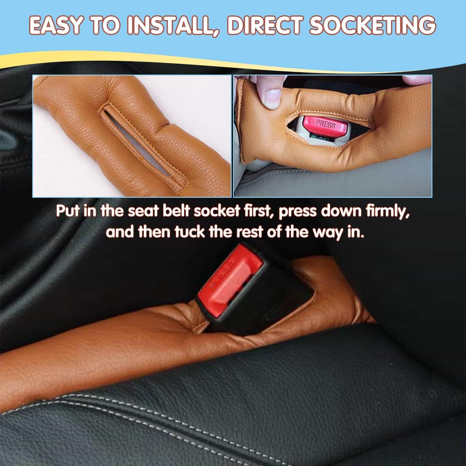 2 Tappi Universali Per Seggiolino Auto - In Ecopelle, Per Riempimento Gap Sedile