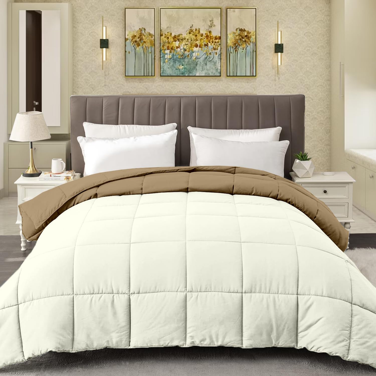 Sage Microfiber Winter Comforter - 400GSM -23