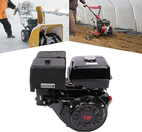 Miniatura 4 de Motor de gasolina de 420 CC motor de gas de 4 tiempos con tanque de combustible de 6.5 L para bombas de agua, vibradores, generadores, granja de