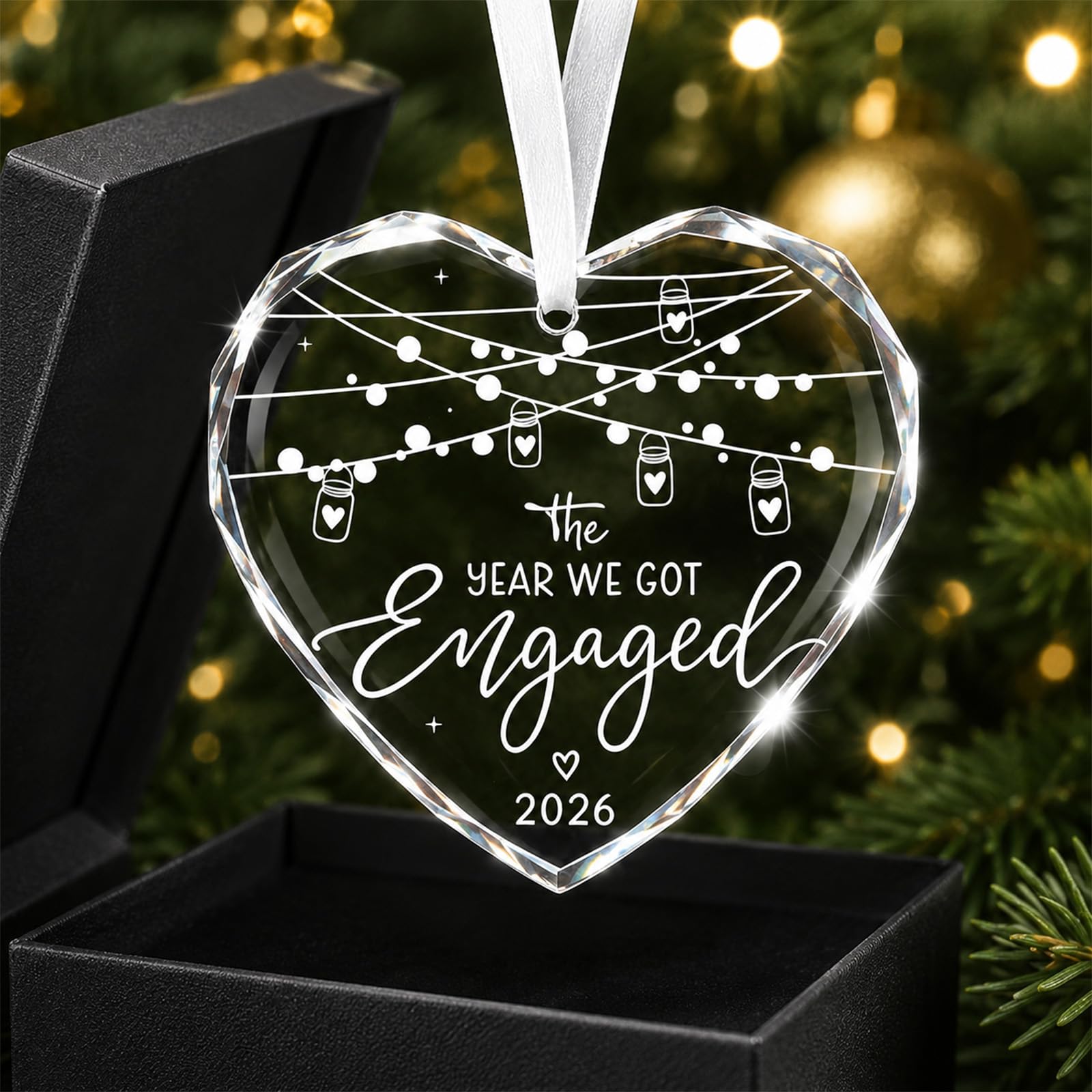 Engagement Gifts Heart Engagement For Couples Christmas Wedding For Couple Crystal