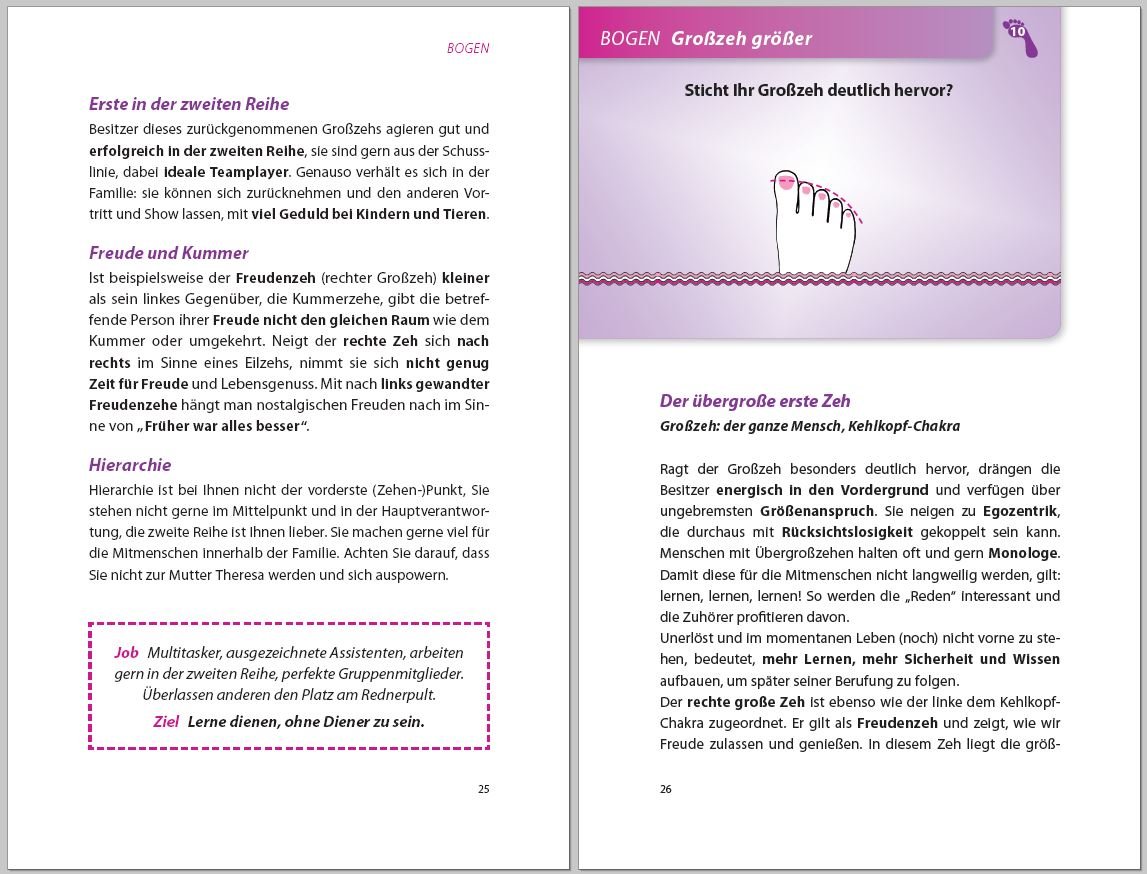 Fußdiagnose: Set mit Buch und Karten (Was die Füße über uns verraten, Fußanalyse)