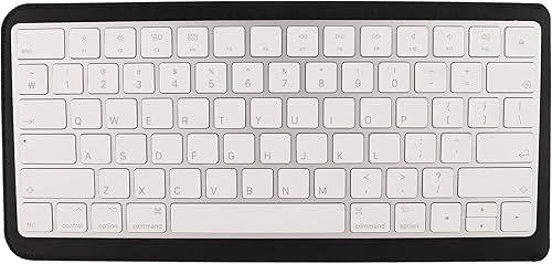 Miniatura 4 de GuardV Funda de cuero para Apple Magic Keyboard 2 - A1644 A2449 A2450 Touch ID MLA22LLA MK2A3LLA - Funda protectora (negro)