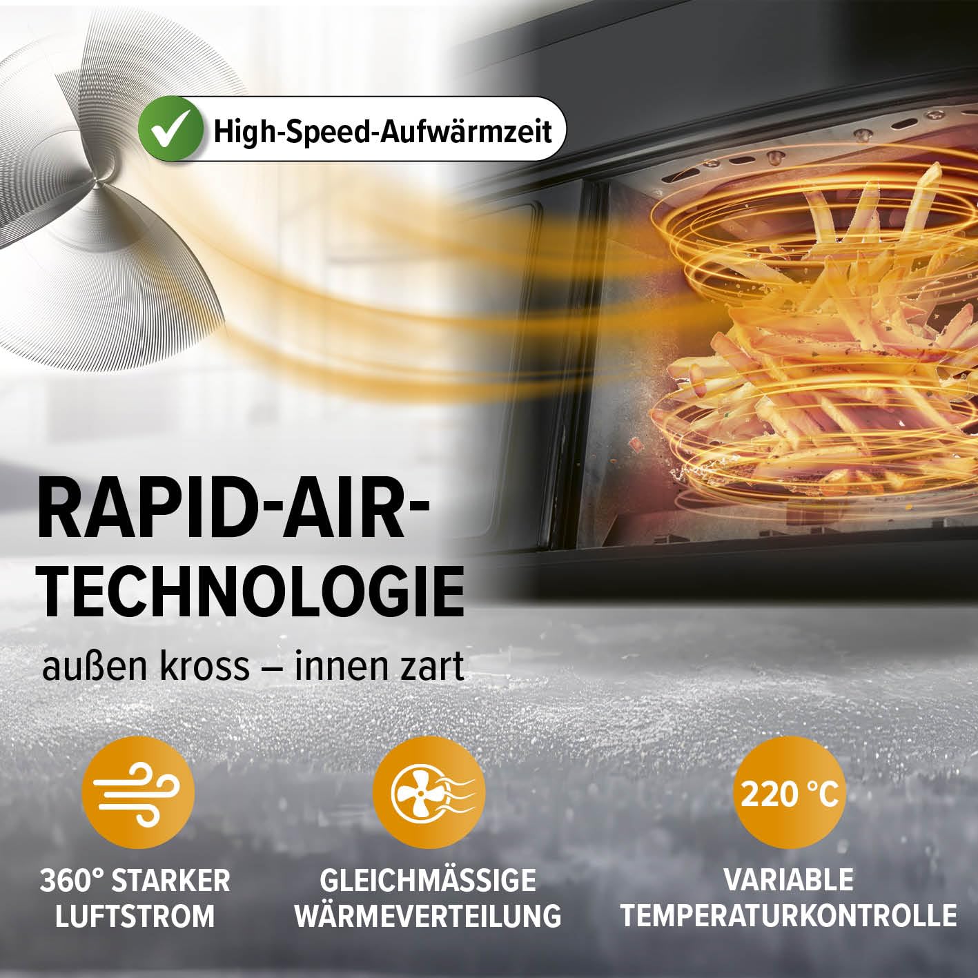MAXXMEE Heißluft-Fritteuse Doppelkammer 11 Liter | Clevere Kombination aus Heißluftofen, Grill & Fritteuse mit 2 XXL-Frittierfächern mit je 5,5 Litern | Digitales Bedienfeld und Sichtfenster