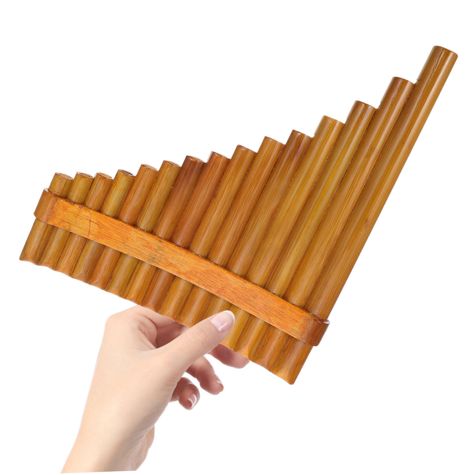 LIOOBO 1 Satz Professionelle Rohr Panflöte aus Holz für Anfänger Umweltfreundliches Material Eleganter für Schüler