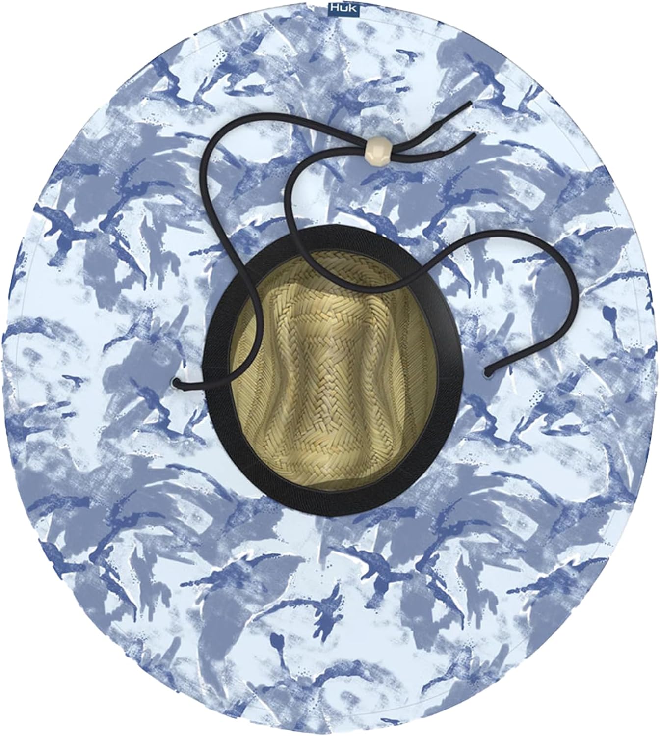 HUK Mens Straw Hat, Wide Brim Fishing & Beach Hat for Men