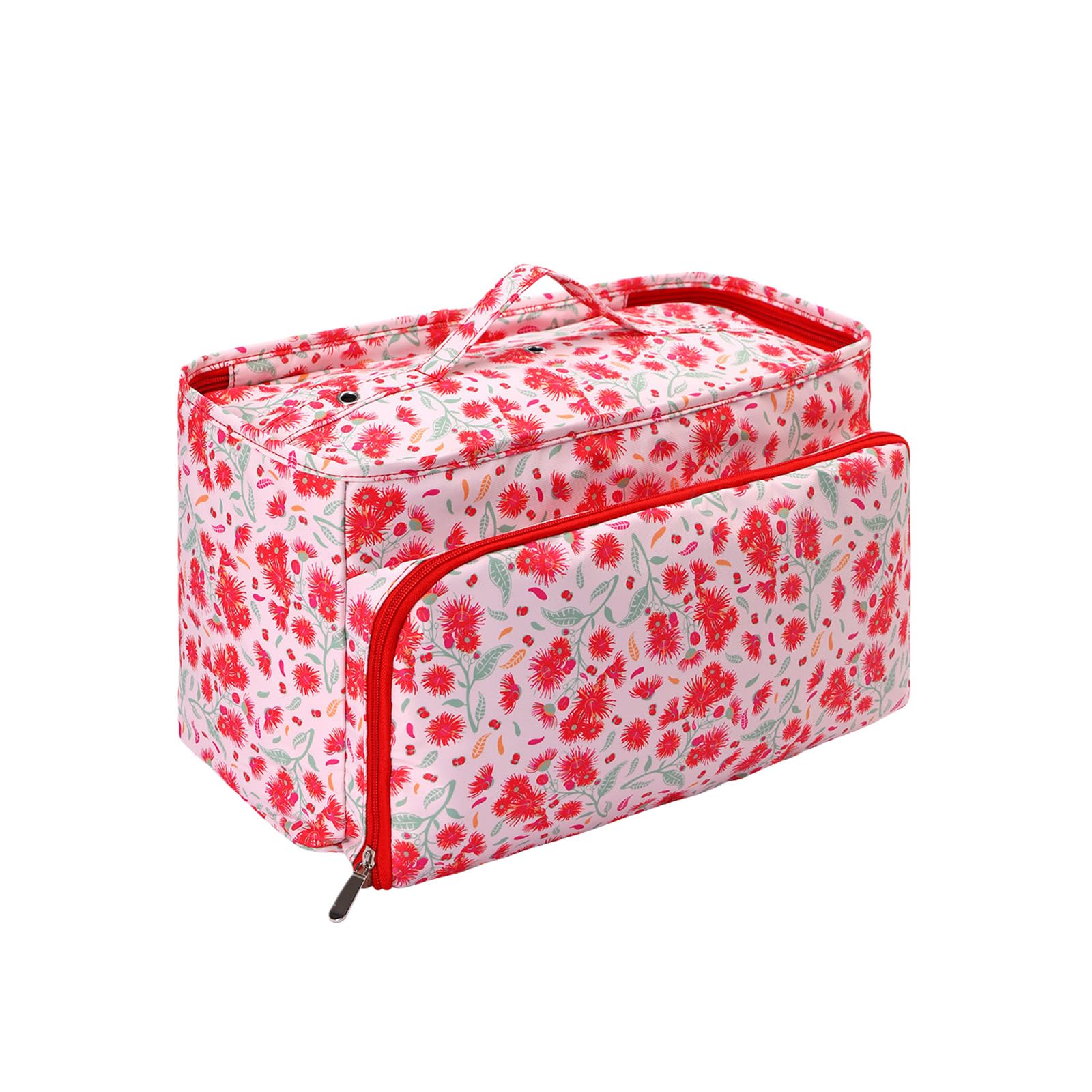 Tsophreniq Portable Multi Compartment Knitting Accessories Organiser Crochet Tools Holder for Travel and Crafting Activities Use Organiser