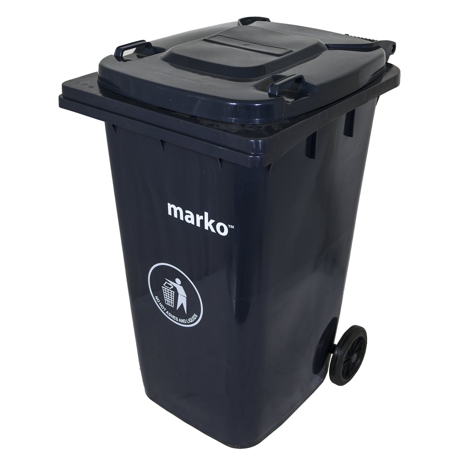 Buy Marko 240L Wheelie Bin Household Council Rubbish Recycling Green